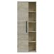 Armario baño Alise 1 puerta 5 huecos, Alaska, 135 cm Armario baño Alise 1 puerta 5 huecos, Alaska, 135 cm Madera