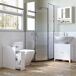 Armario de Baño MDF HOMCOM, hogar - baño 17 Armario de Baño MDF HOMCOM, hogar - baño 17 Blanco