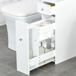 Armario de Baño MDF HOMCOM, hogar - baño 17 Armario de Baño MDF HOMCOM, hogar - baño 17 Blanco