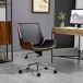 Silla de Oficina PU, Espuma, Acero, Madera de Álamo Vinsetto Silla de Oficina PU, Espuma, Acero, Madera de Álamo Vinsetto Negro