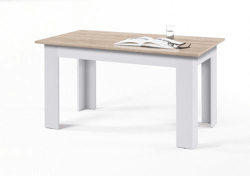 Mesa de Jantar ou Cozinha Almirante 140x80cm branca