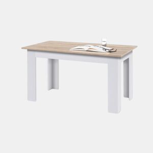 Mesa de Jantar ou Cozinha Almirante 140x80cm branca