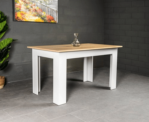 Mesa de Jantar ou Cozinha Almirante 140x80cm branca