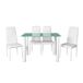 Conjunto de mesa 120x70 Conjunto de mesa 120x70 Blanco