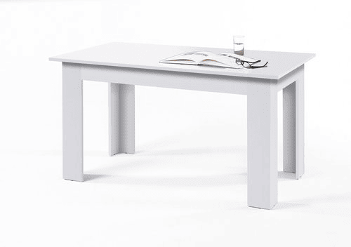 Mesa de Jantar ou Cozinha Almirante 140x80cm branca