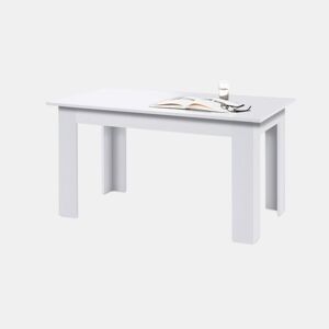 Mesa de Jantar ou Cozinha Almirante 140x80cm branca