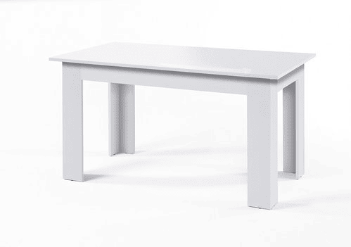 Mesa de Jantar ou Cozinha Almirante 140x80cm branca