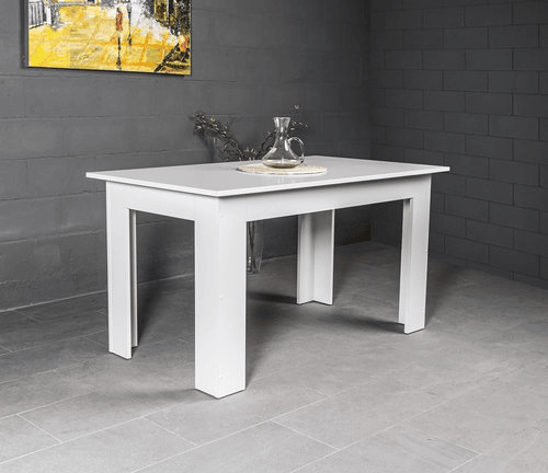 Mesa de Jantar ou Cozinha Almirante 140x80cm branca