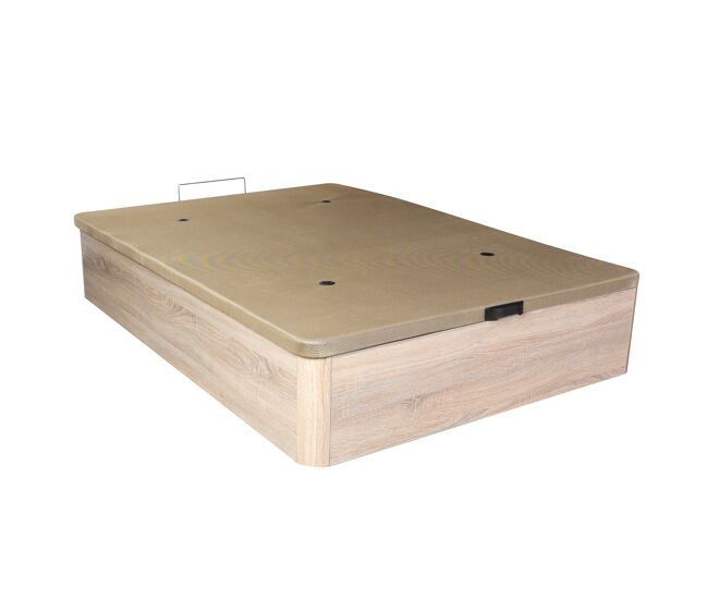Canapé abatible tapa tapizada 3d madera 25 cambria 135x190cm atenas