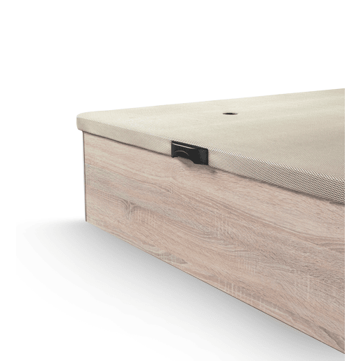 Canapé dobrável capa estofada madeira 3D 25 CAMBRIA 135X190cm ATENAS
