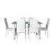 Conjunto de mesa 140x80 Conjunto de mesa 140x80 Blanco