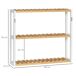 Estantería de Pared Bambú HOMCOM, hogar - muebles de salón 60 Estantería de Pared Bambú HOMCOM, hogar - muebles de salón 60 Madera