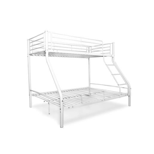 Beliche duplo metálico para 3 pessoas, 200x145x96cm, branco