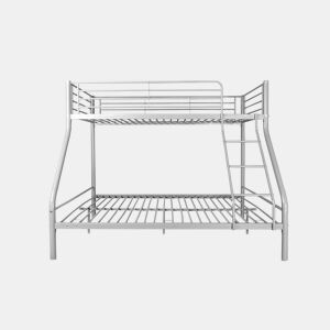 Beliche duplo metálico para 3 pessoas, 200x145x96cm cinza