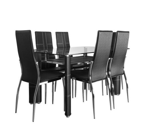 Mesa de cristal templado 150x90