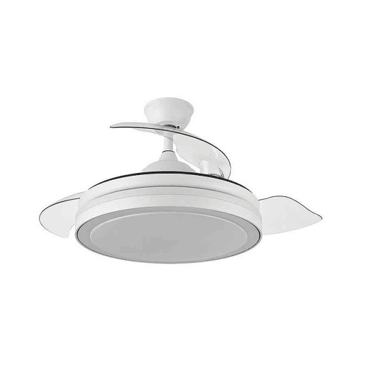 ventilador de tecto metálico cor branca série esparta 40cm