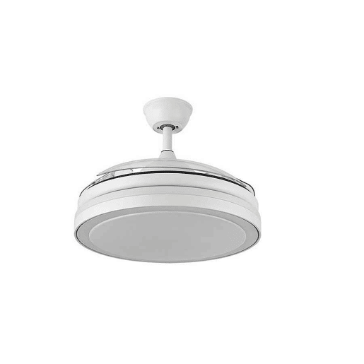 ventilador de tecto metálico cor branca série esparta 40cm