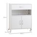 Armario para Impresora Vinsetto, oficina - muebles de oficina 60 Armario para Impresora Vinsetto, oficina - muebles de oficina 60 Blanco