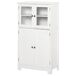 Armario de Baño MDF, Vidrio Templado kleankin, hogar - baño Armario de Baño MDF, Vidrio Templado kleankin, hogar - baño Blanco