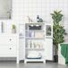Armario de Baño MDF, Vidrio Templado kleankin, hogar - baño Armario de Baño MDF, Vidrio Templado kleankin, hogar - baño Blanco