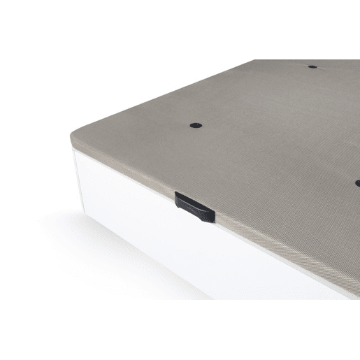 Canapé dobrável capa estofada madeira 3D 25 BRANCO 105X190cm ATENAS