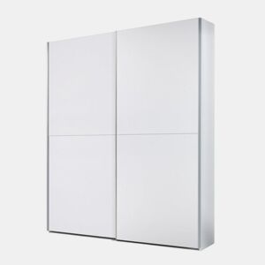 Roupeiro 2 portas de correr 196x170 cm cor branca