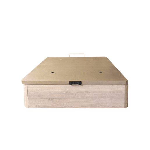 Canapé dobrável capa estofada madeira 3D 25 CAMBRIA 90X190cm ATENAS