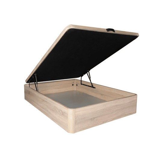 Canapé dobrável capa estofada madeira 3D 25 CAMBRIA 90X190cm ATENAS