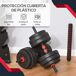 Juego de Mancuernas HDPE , PP HOMCOM, deportes y ocio - pesas Juego de Mancuernas HDPE , PP HOMCOM, deportes y ocio - pesas Negro