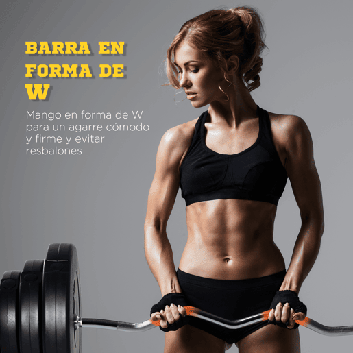 HOMCOM Barra de Pesos Curvada com 8 Discos de Peso Intercambiáveis até 70kg de Aço para Treinamento Culturismo em Academia Casa 140x38,5x38,5cm Preto