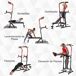Estación de Musculación Acero, PVC, EVA HOMCOM Estación de Musculación Acero, PVC, EVA HOMCOM Negro