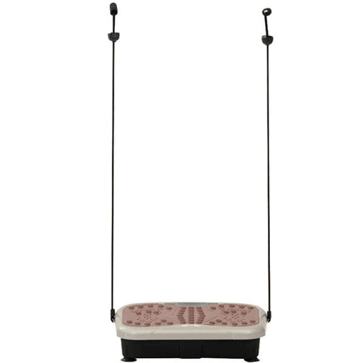 HOMCOM Plataforma de Vibração com 2 Bandas Elásticas para Treinamento de Fitness 200 W com Controle Remoto e Carga 120 kg