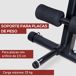 Banco de Mancuerna Acero, ABS, EVA HOMCOM Banco de Mancuerna Acero, ABS, EVA HOMCOM Negro