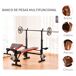 Banco de Pesa Acero, PVC HOMCOM, deportes y ocio - musculación Banco de Pesa Acero, PVC HOMCOM, deportes y ocio - musculación Naranja
