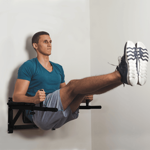 HOMCOM Barra de Elevação para Parede com Braços Ajustáveis Barra de Pull Up para Elevações Flexões e Exercícios em Casa 70x53-63x48 cm Preto