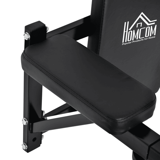 HOMCOM Barra de Elevação para Parede com Braços Ajustáveis Barra de Pull Up para Elevações Flexões e Exercícios em Casa 70x53-63x48 cm Preto