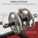 Máquina de Musculación Acero, PVC HOMCOM Máquina de Musculación Acero, PVC HOMCOM Negro