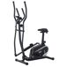 Bicicleta Elíptica Acero, PVC, ABS HOMCOM Bicicleta Elíptica Acero, PVC, ABS HOMCOM Negro