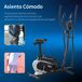 Bicicleta Elíptica Acero, PVC, ABS HOMCOM Bicicleta Elíptica Acero, PVC, ABS HOMCOM Negro