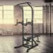Estación de Musculación Acero y PVC HOMCOM Estación de Musculación Acero y PVC HOMCOM Negro