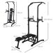 Estación de Musculación Acero y PVC HOMCOM Estación de Musculación Acero y PVC HOMCOM Negro