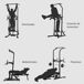 Estación de Musculación Acero y PVC HOMCOM Estación de Musculación Acero y PVC HOMCOM Negro