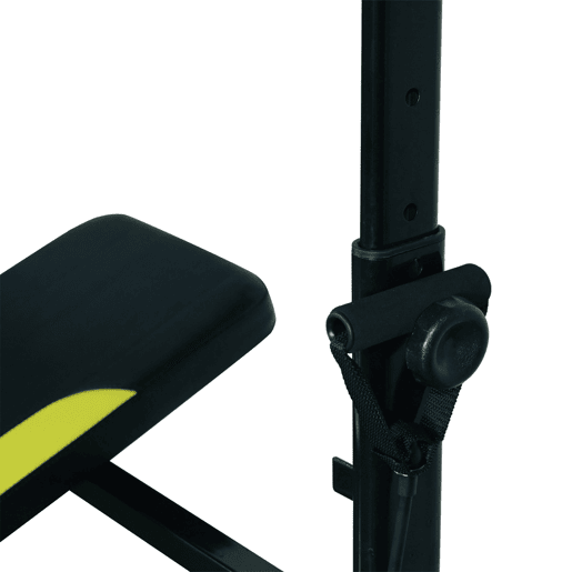 HOMCOM Banco de Musculação Reclinável Multifuncional para Treinamento e Musculação 175x110x202 cm Preto