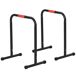 Barras Paralela Acero, PVC HOMCOM, deportes y ocio - musculación Barras Paralela Acero, PVC HOMCOM, deportes y ocio - musculación Negro