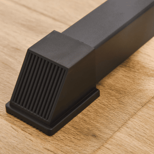 HOMCOM Suporte Ajustável para Barras de Peso Suporte Multifuncional para Exercício em Casa Escritório Carga 150kg Altura Ajustável 121-171cm Preto e Vermelho