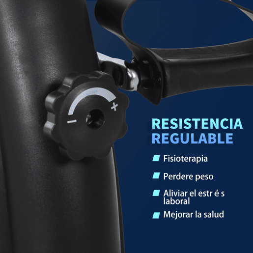 HOMCOM Mini bicicleta Estática Aparelho de Exercício Braços e Pernas Resistência ajustável Tela LCD 39x40x31cm