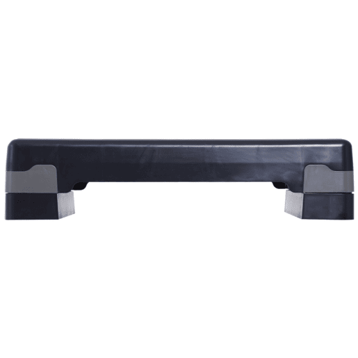HOMCOM Step de Aeróbica Antiderrapante para Fitness com Altura Regulável 2 Níveis 1015 cm Suporta até 150 kg para Exercício em Casa ou Ginásio 68x29x15 cm Preto