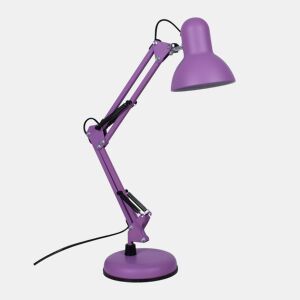 candeeiro flexográfico de alumínio roxo série antigona 15,5 cm