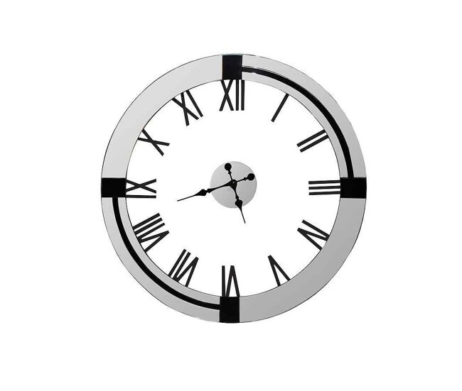 Reloj sin fondo cristal color plata serie kairos 88cm