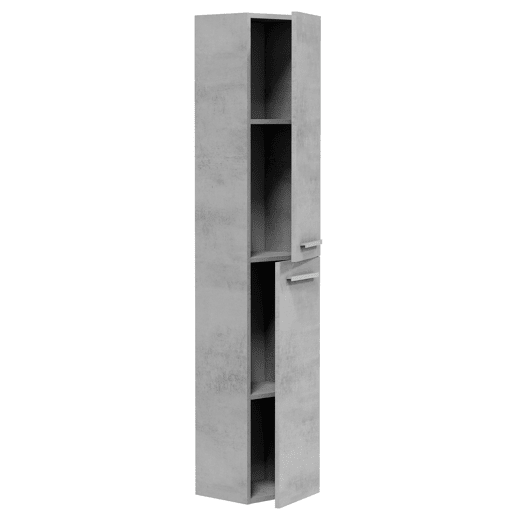 Armário de casa de banho de 2 portas Alise, Cimento, 150 cm